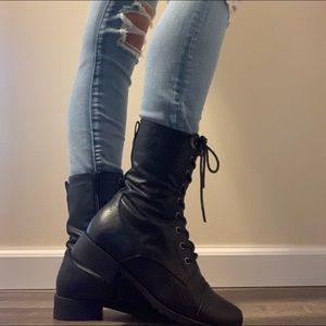 Black boots